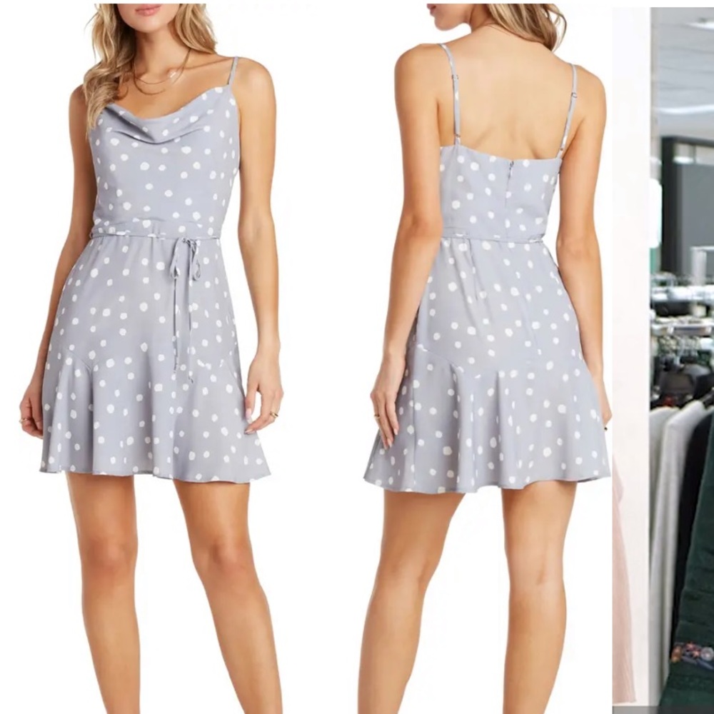 Willow / Nordstrom Dress - lilac with white polka dots